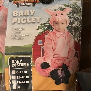 Baby Piglet pig Halloween costume 3t toddler NEW